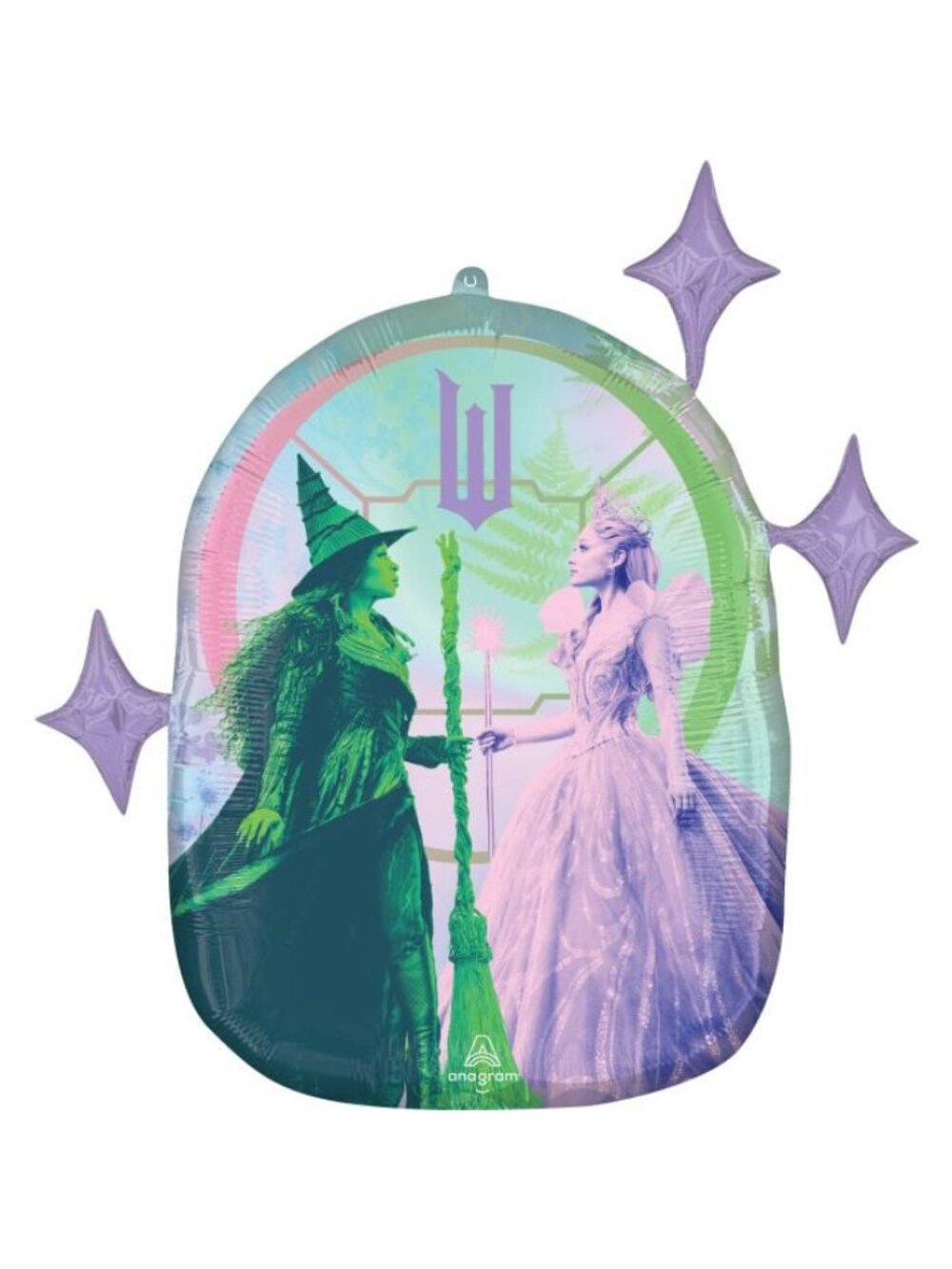 ☀️ 26" SuperShape Wicked: For Good Foil Balloon - Elphaba & Glinda